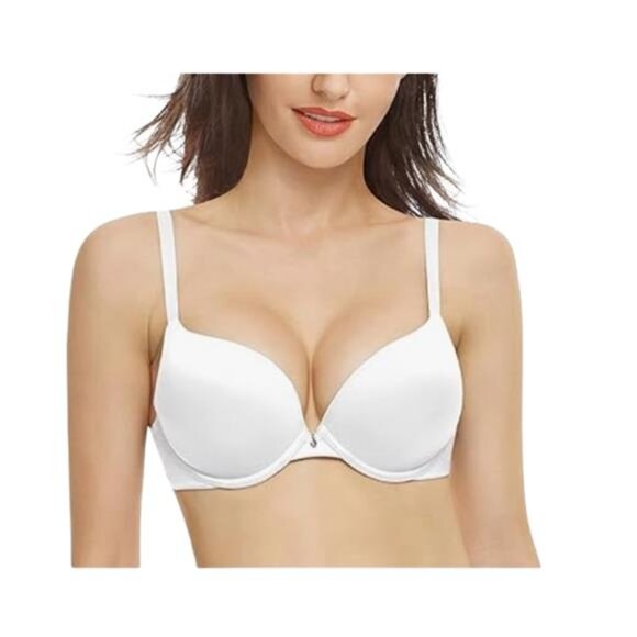 NEW Garmera White Underwire Push Up Bra, Women's 38B - Picture 1 of 6